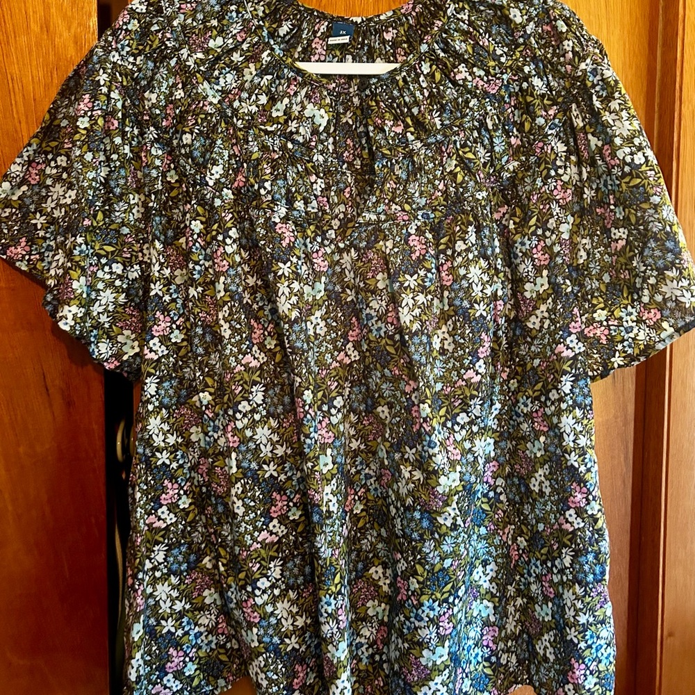 Old Navy Multicolor Floral Women's Blouse